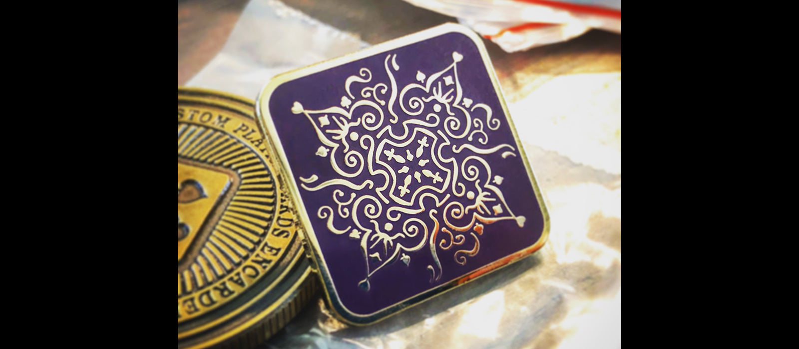 Aurum Enamel Pin